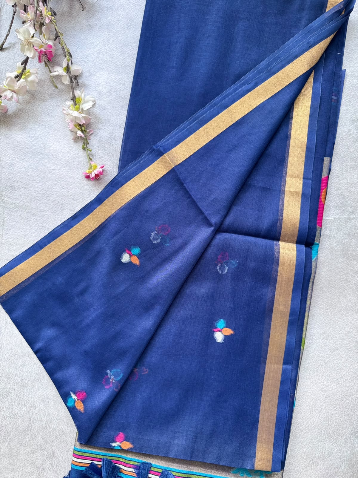 Navy Blue Paithani Saree 109