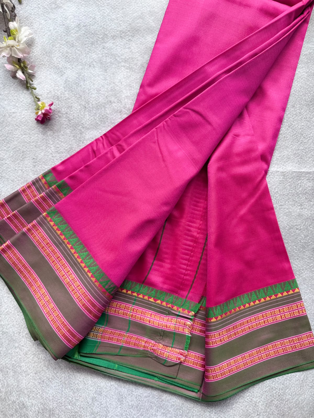 Pink Semi Silk Saree 109