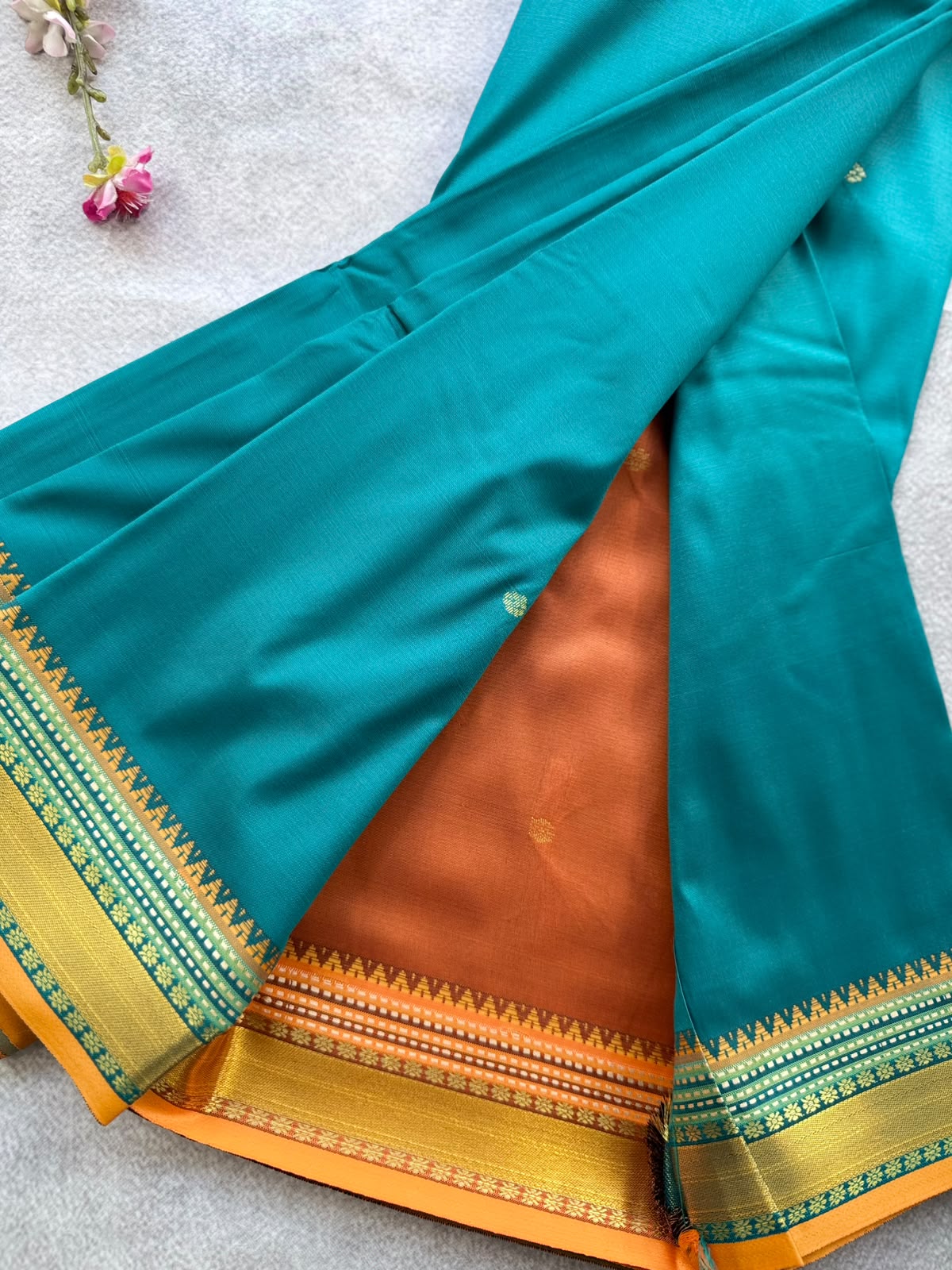 Green Semi Silk Saree 109