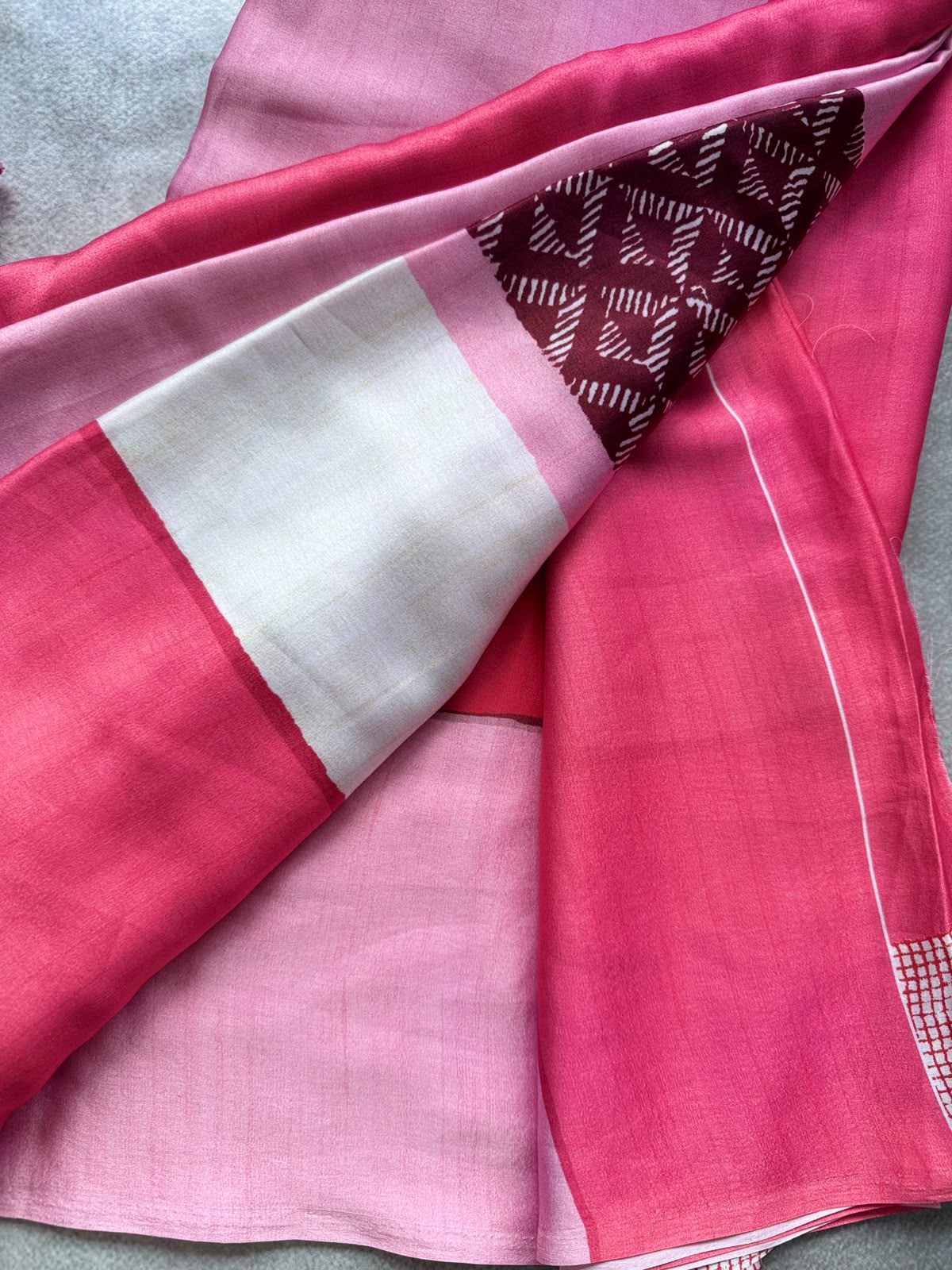 Pink Satin Saree 109