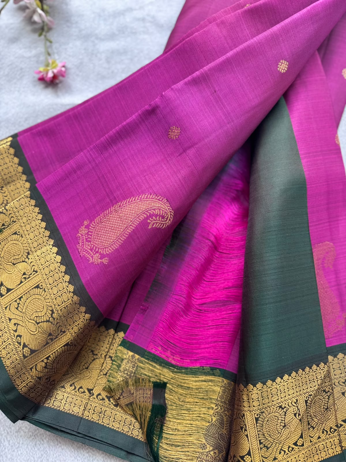 Magenta Pure Kanchi Silk Saree 109
