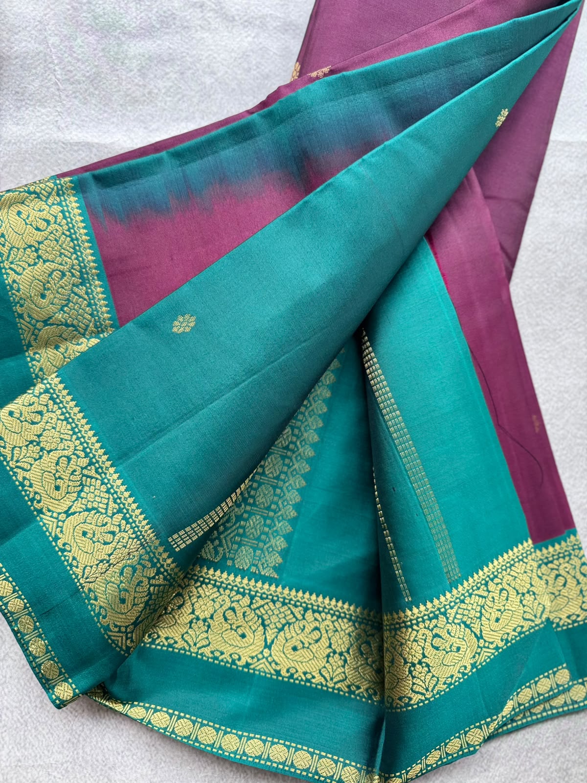 Wine Pure Kanchi Silk Saree 109