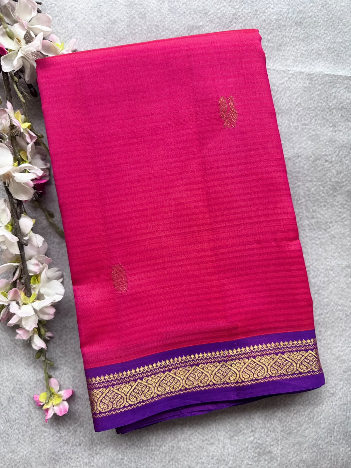 Pink Pure Kanchi Silk Saree 109
