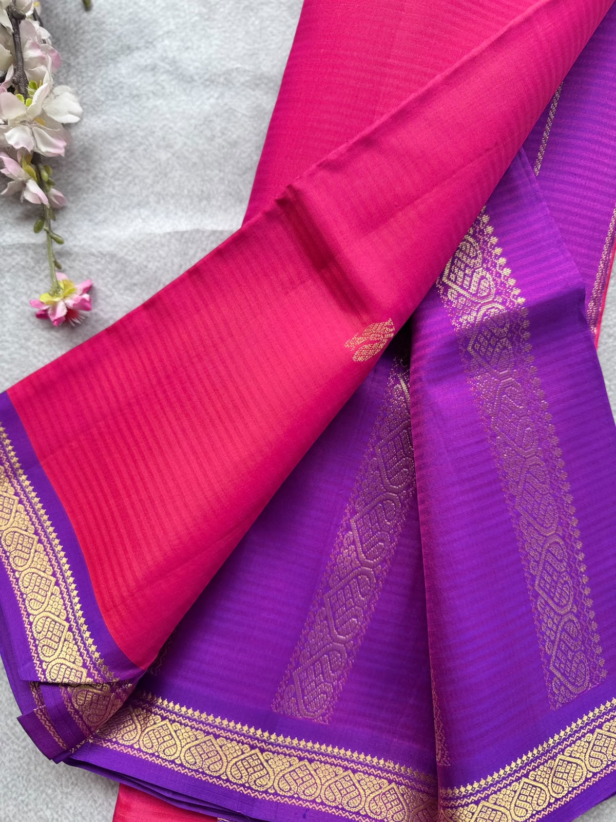 Pink Pure Kanchi Silk Saree 109