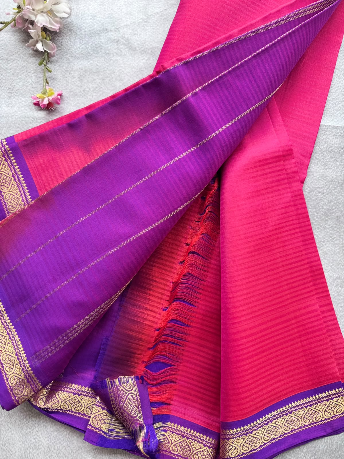 Pink Pure Kanchi Silk Saree 109