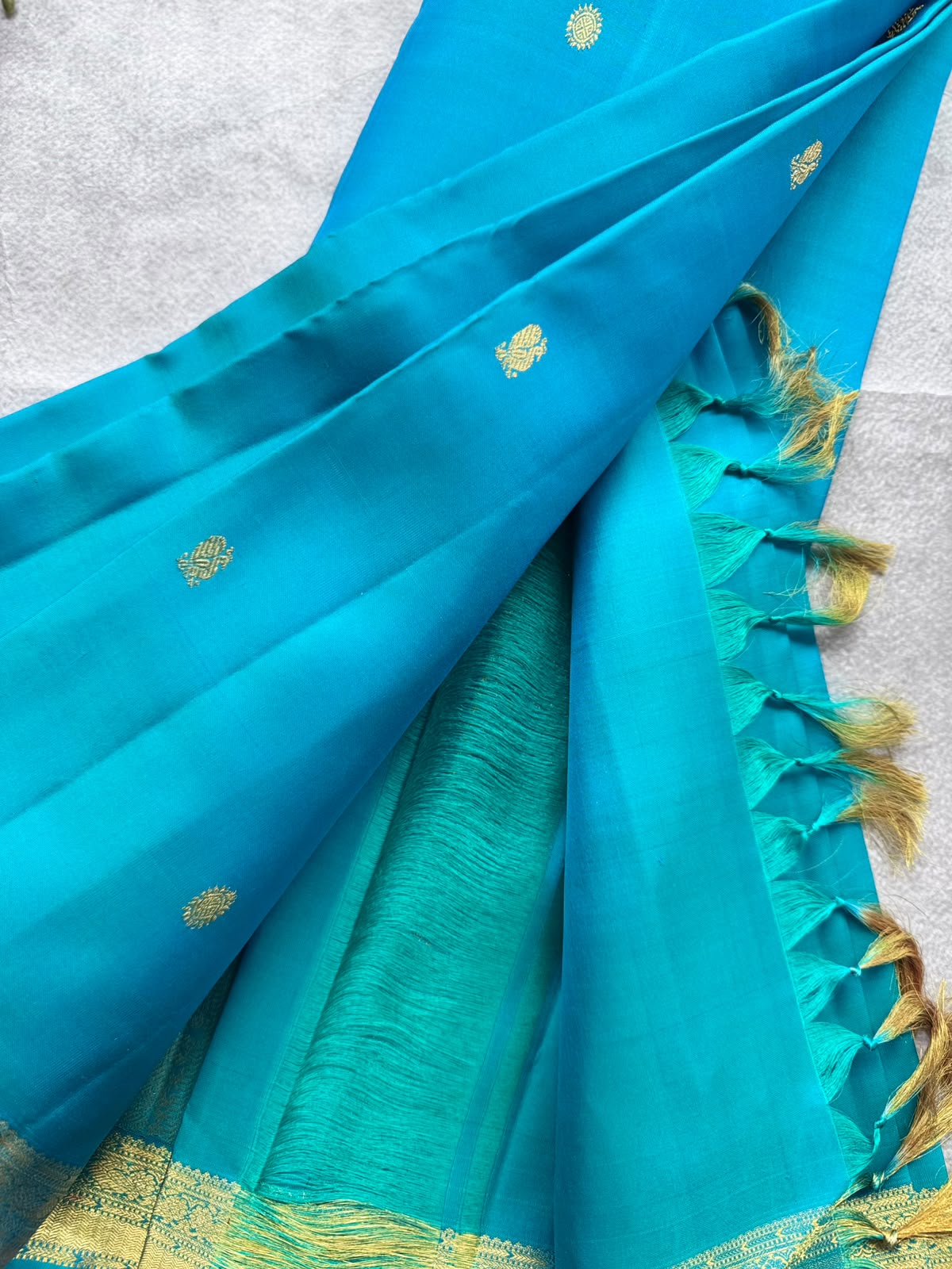 Blue Pure Kanchi Silk Saree 109