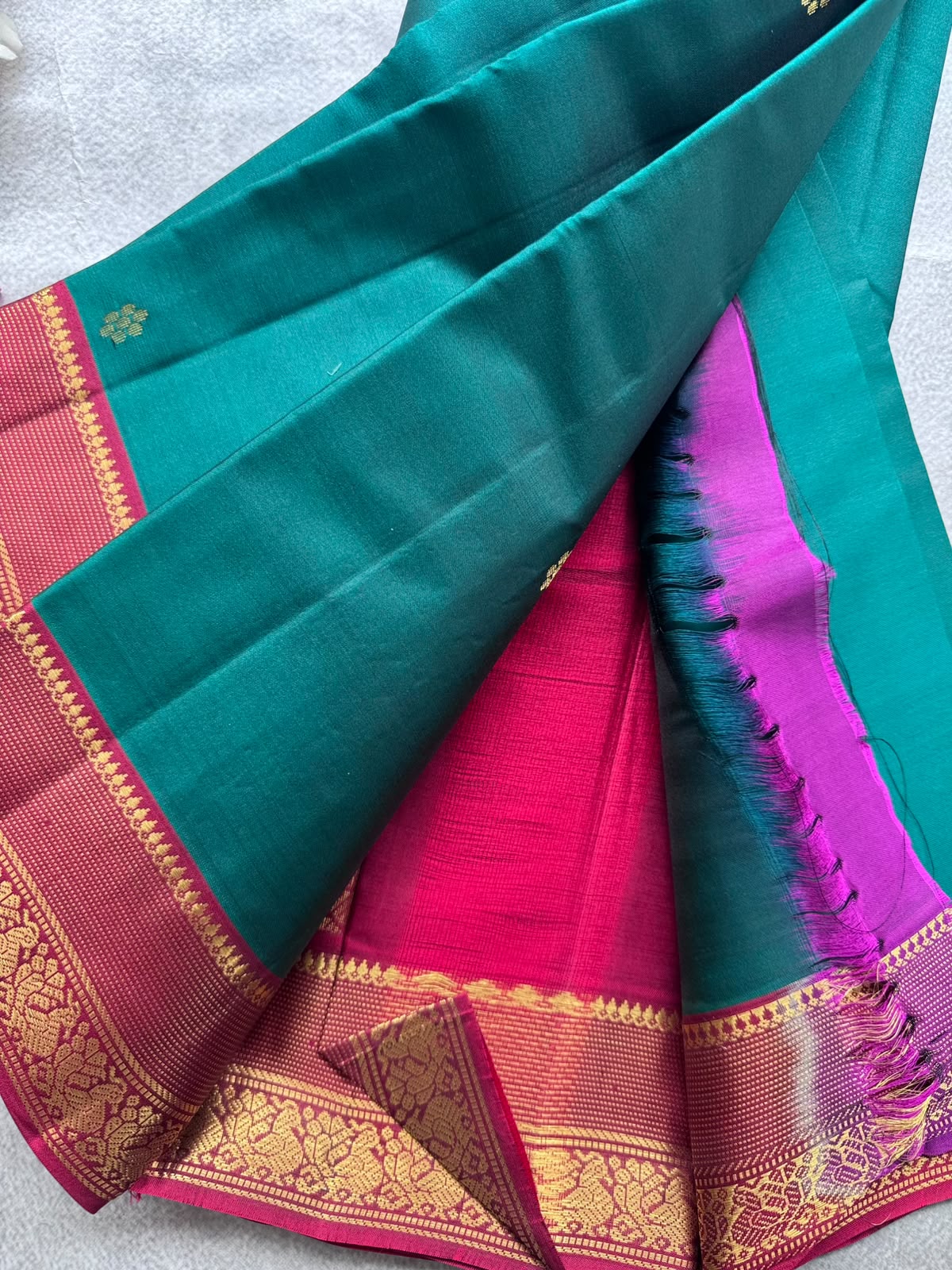 Green Pure Kanchi Silk Saree 109
