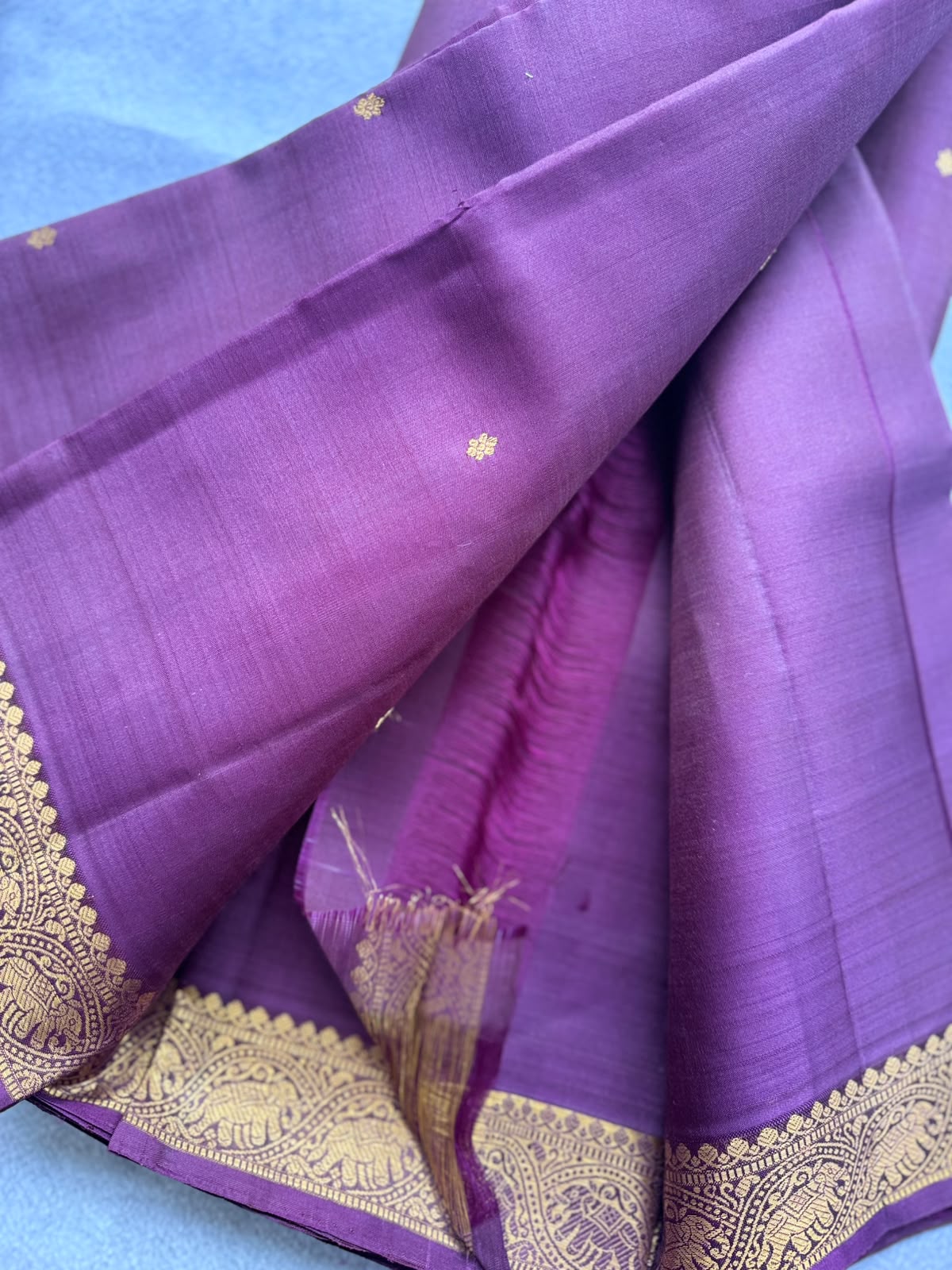 Wine Pure Kanchi Silk Saree 109