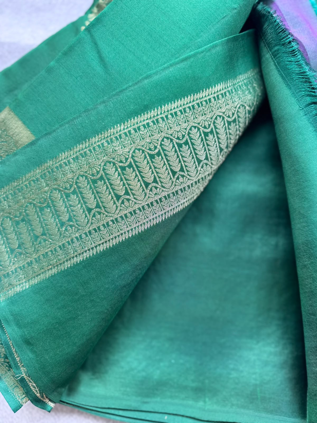 Green Pure Kanchi Silk Saree 109