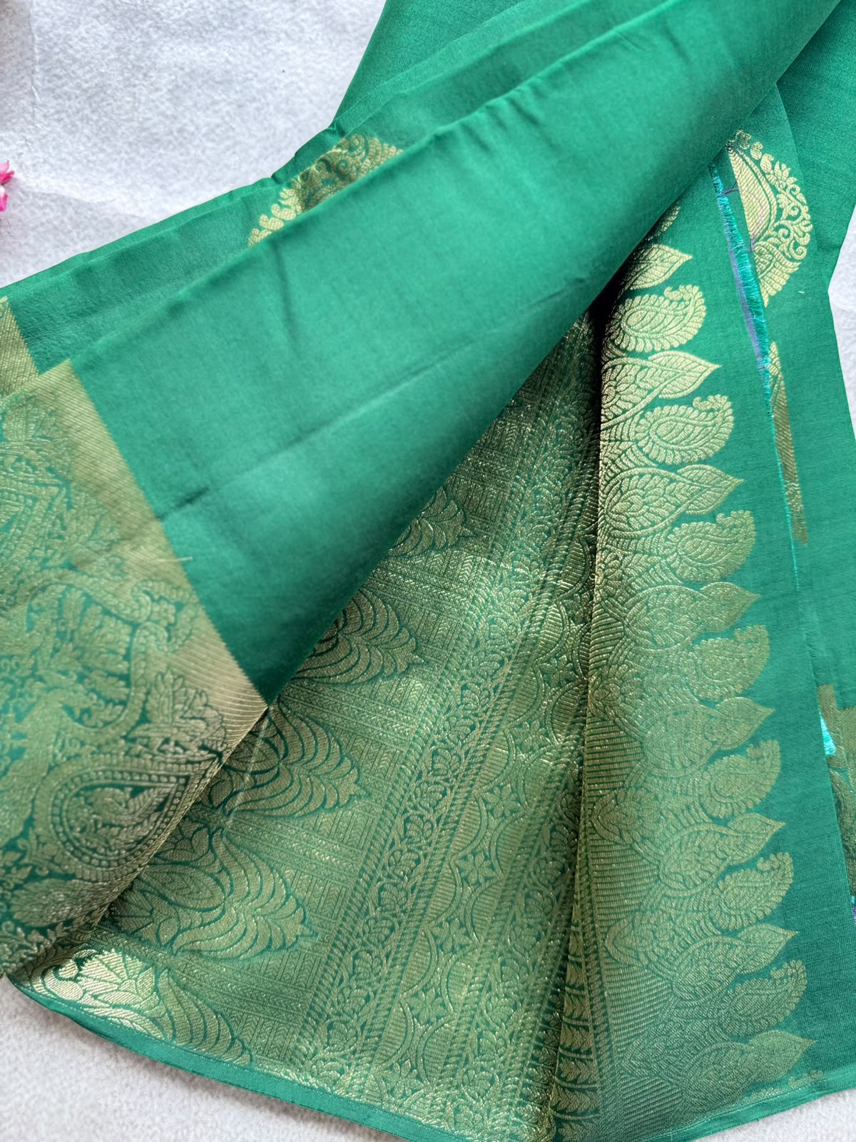Green Pure Kanchi Silk Saree 109