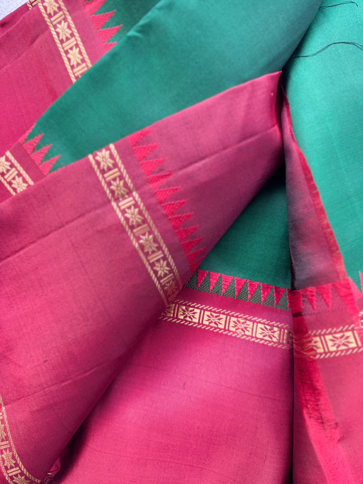 Green Pure Kanchi Silk Saree 109