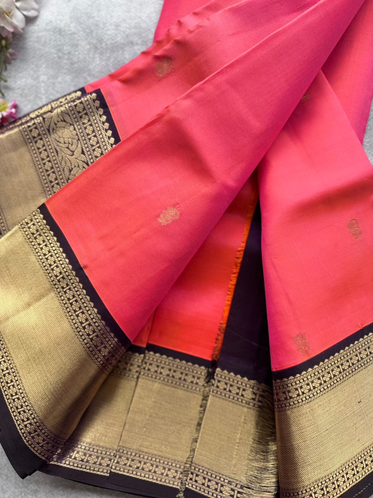 Pink Pure Kanchi Silk Saree 109
