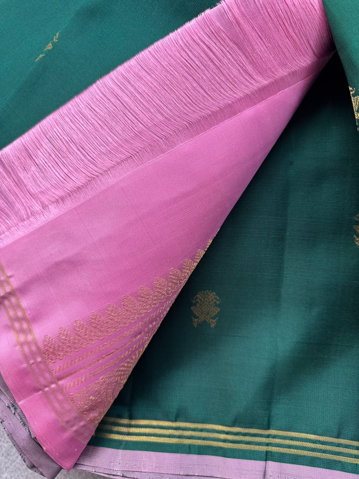 Green Pure Kanchi Silk Saree 109