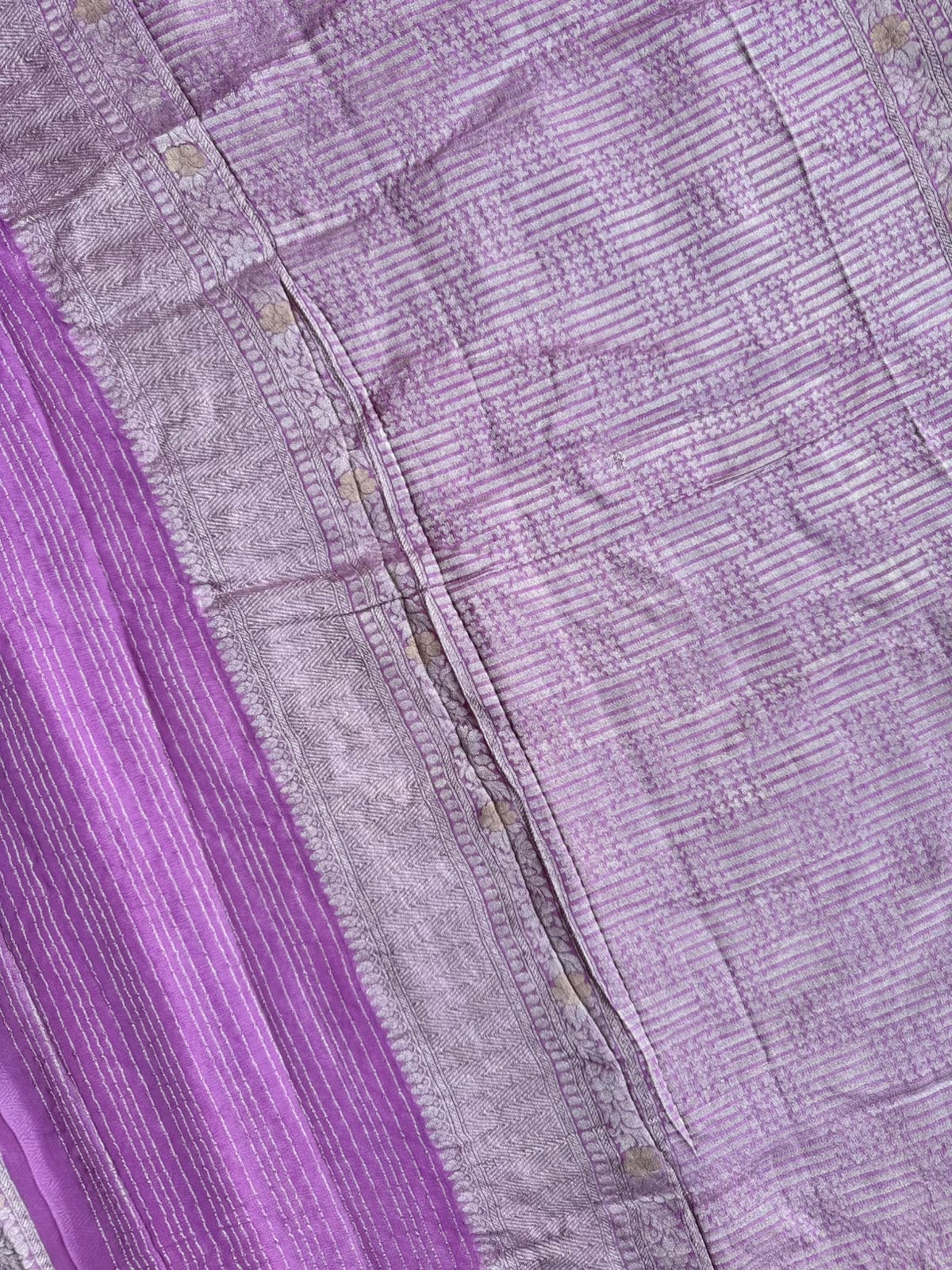 Pink Handloom Pure Benarasi Georgette Saree 109