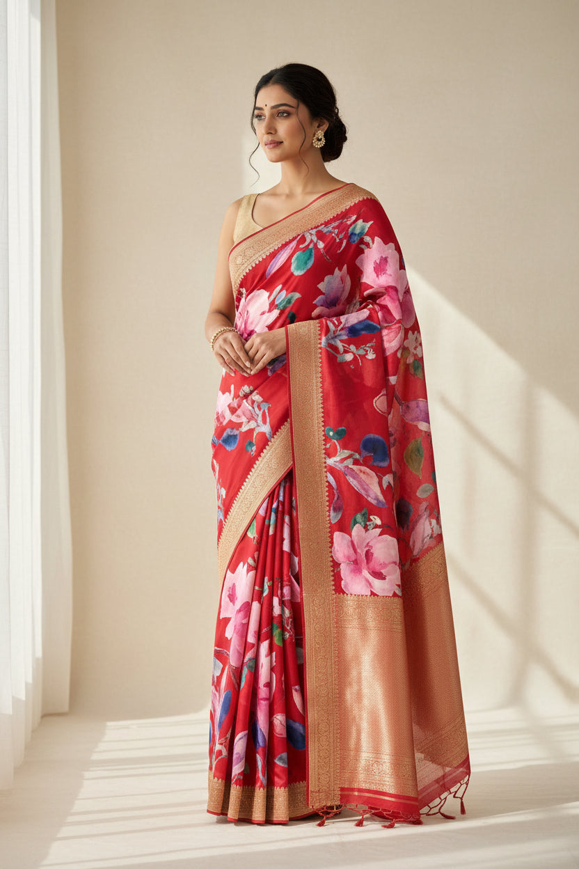 Pastel Blue  Georgette Saree (Swara)