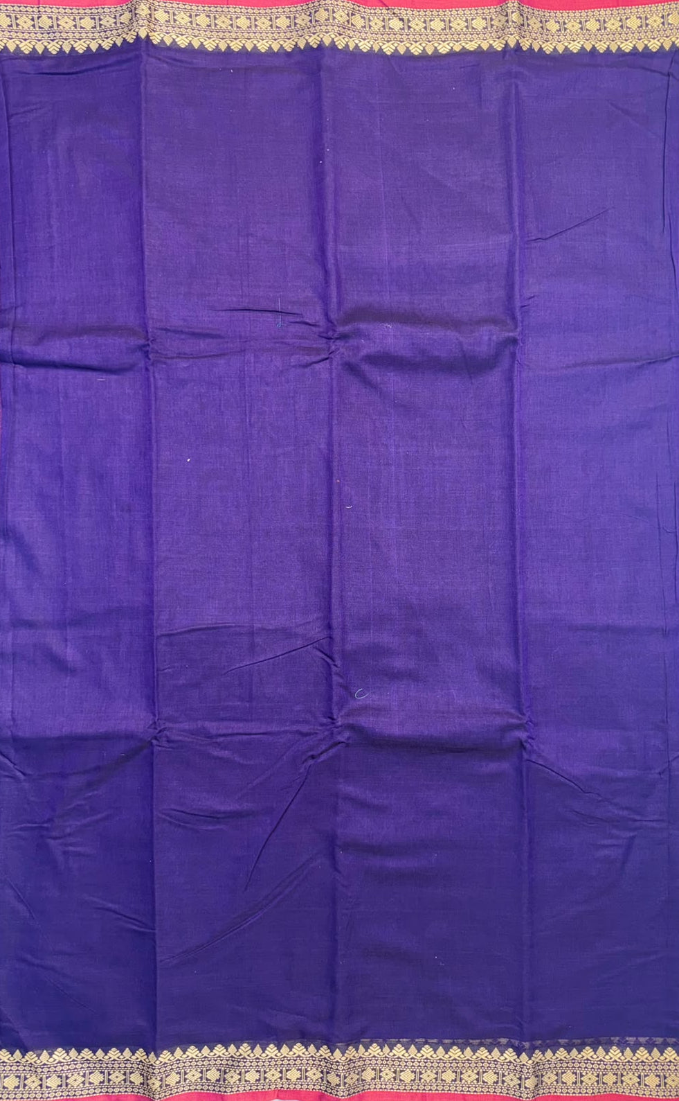Navy Blue Narayanpet Cotton Saree 109