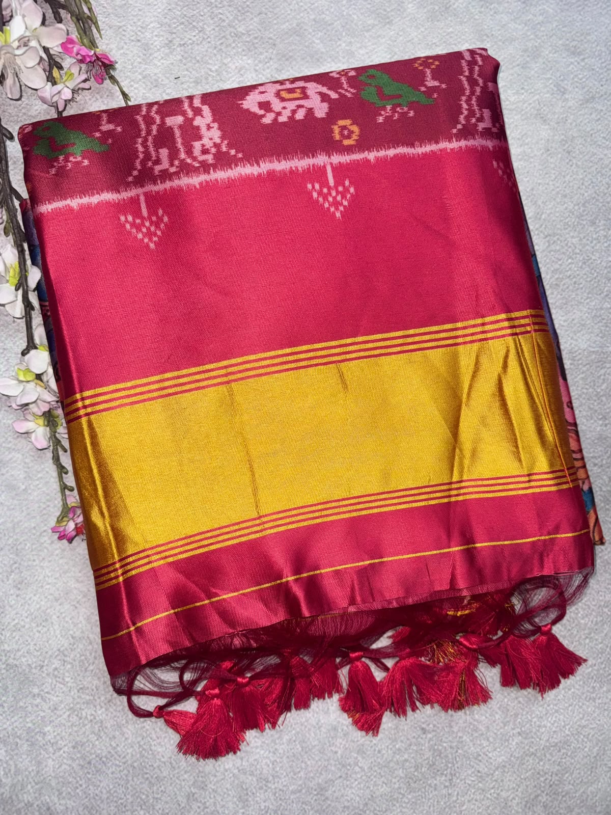 Purple Semi Patola Saree 109