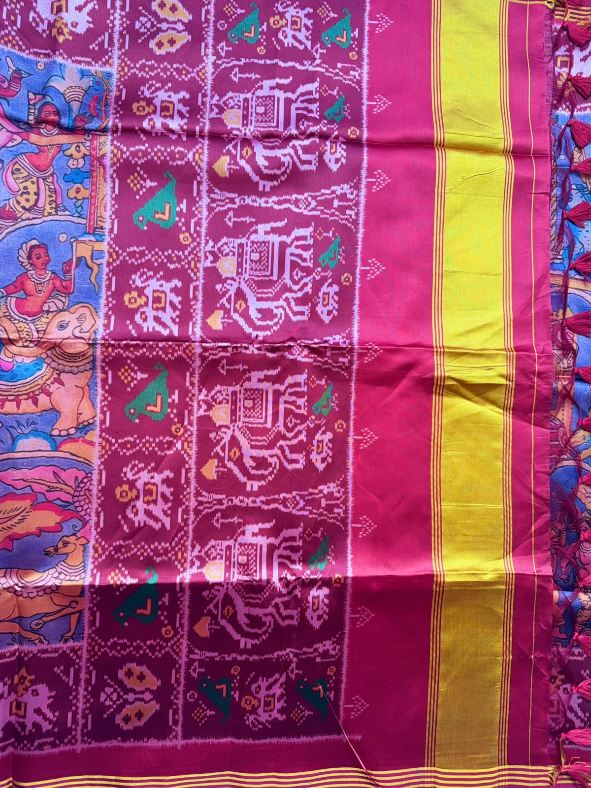 Purple Semi Patola Saree 109