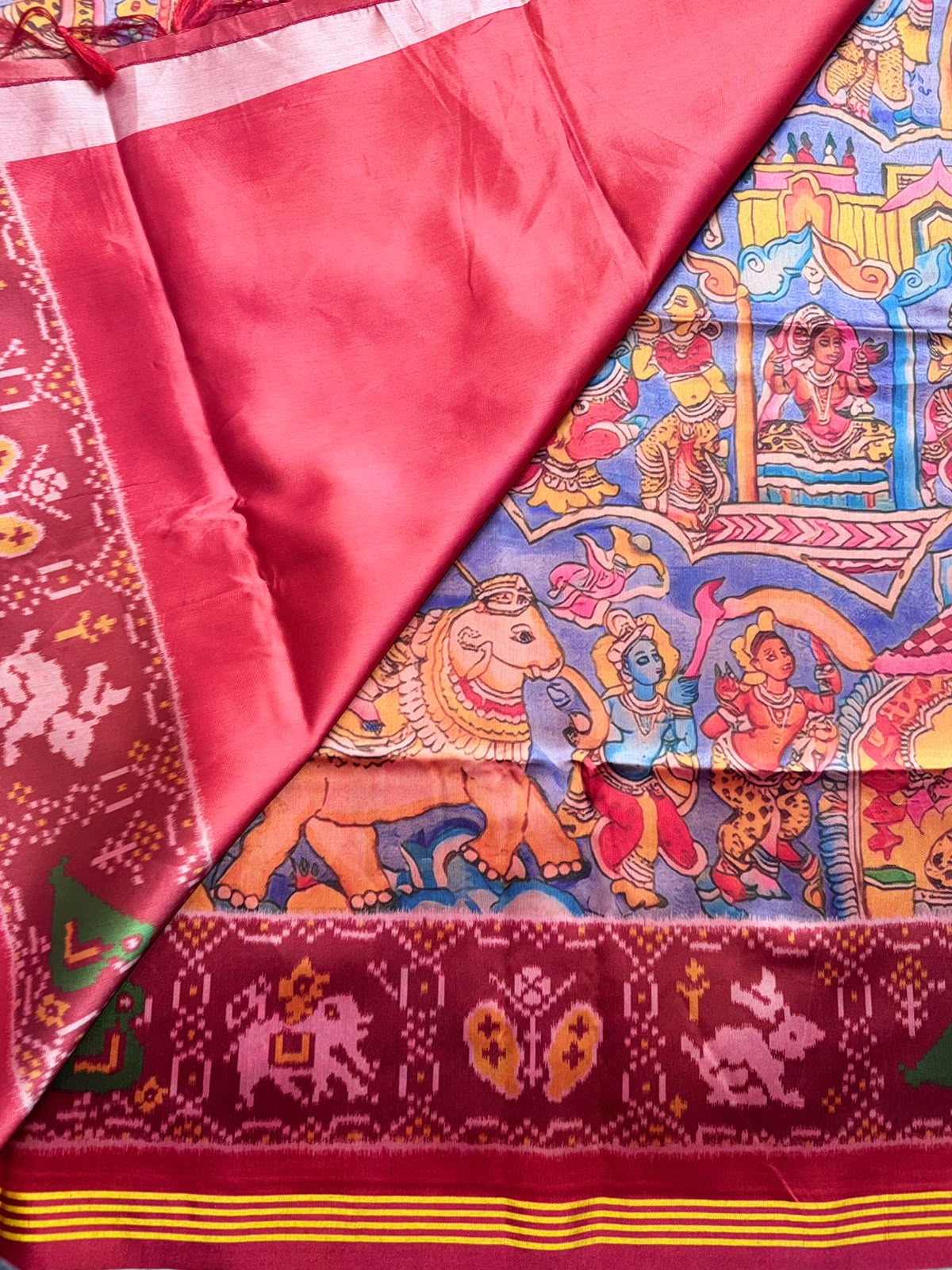 Purple Semi Patola Saree 109