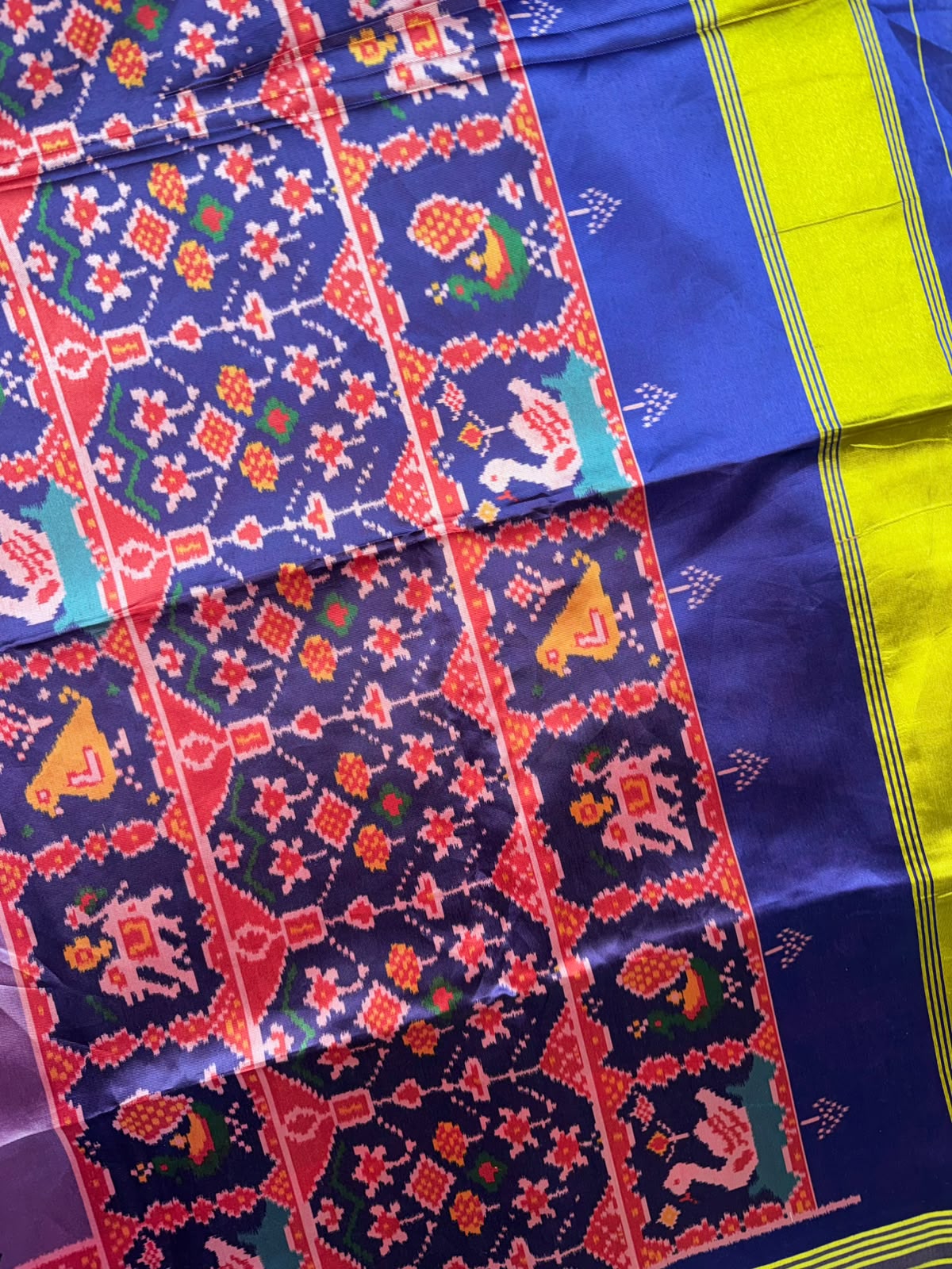 Lavender Semi Patola Saree 109