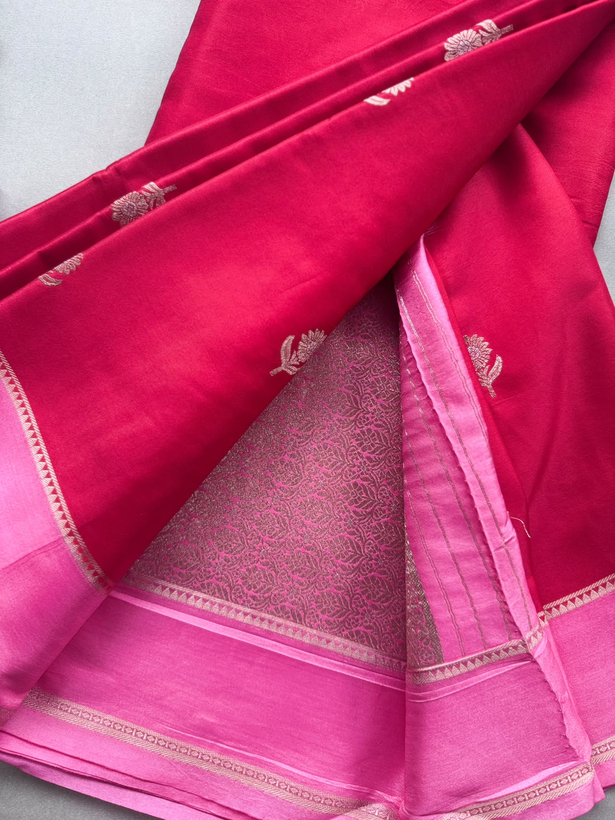 Red Semi Silk Saree 110