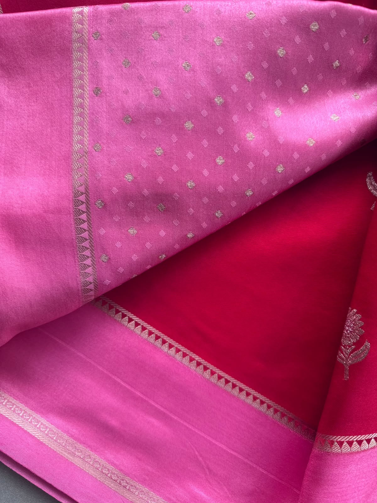 Red Semi Silk Saree 110