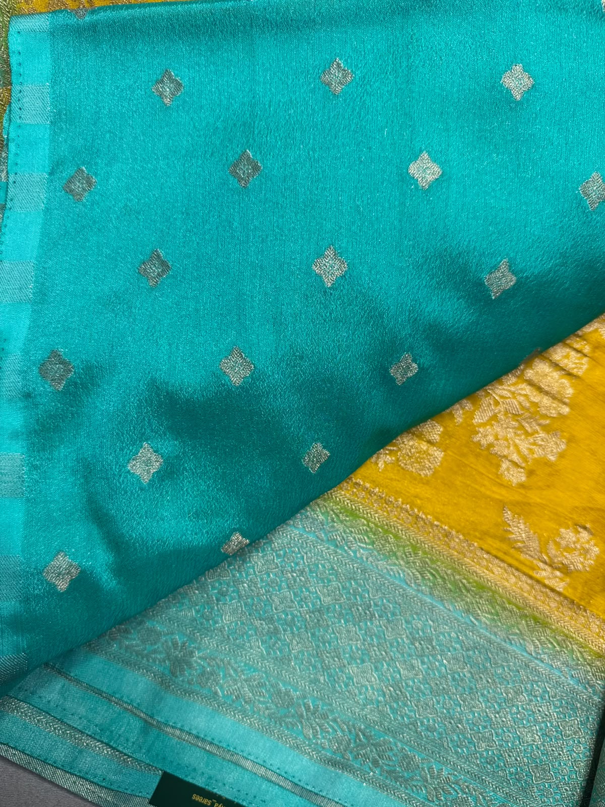 Yellow Semi Georgette Saree 110