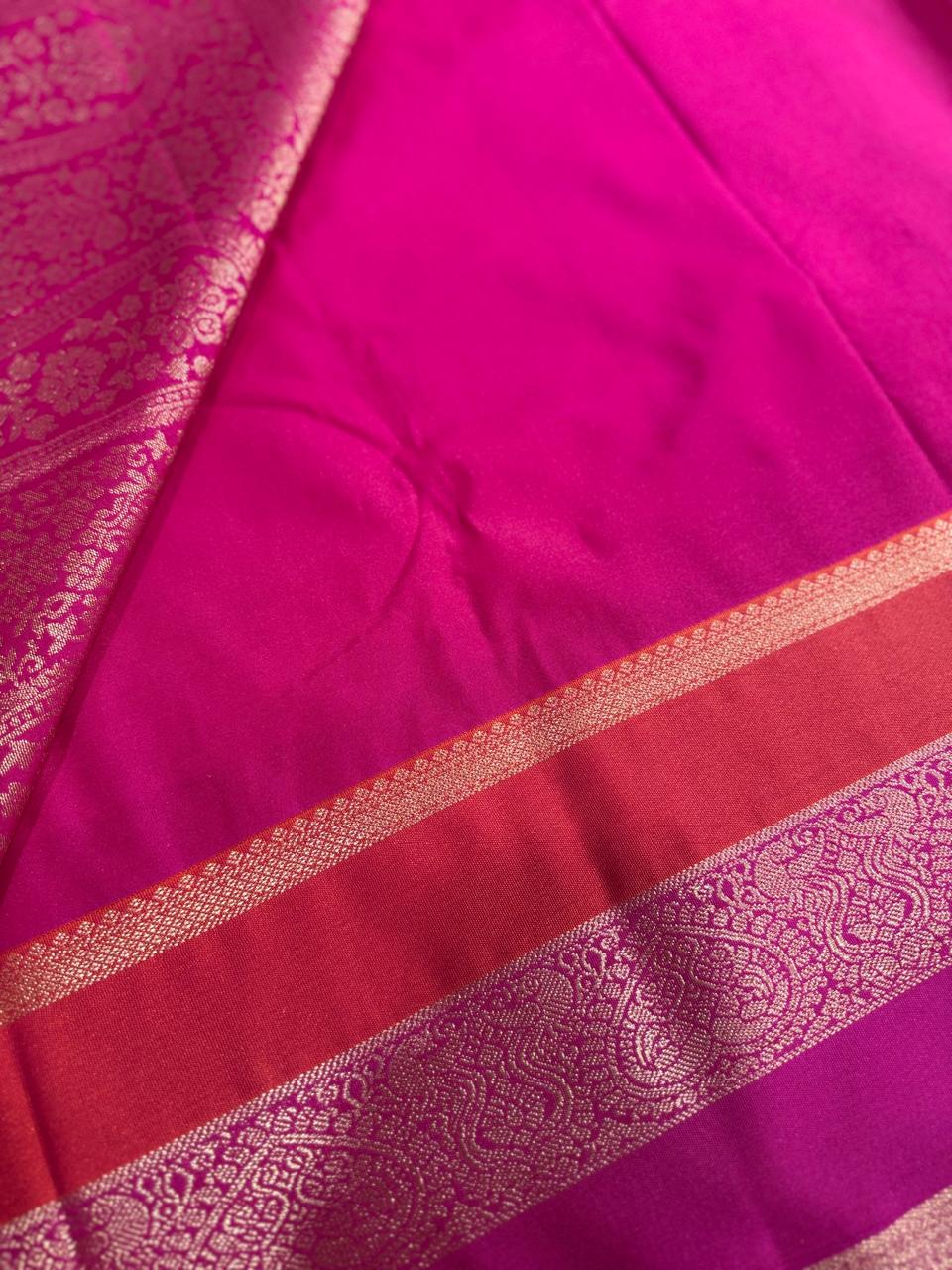 Cream Semi Kanchi Saree 110