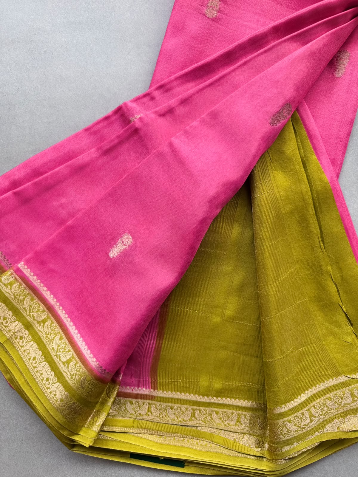 Pink Semi Mysore Silk Saree 110