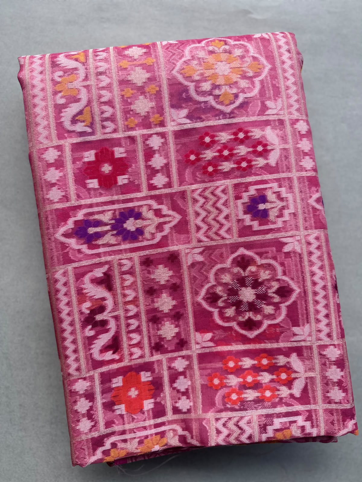 Pink Pure Jamdani Saree (Swara)