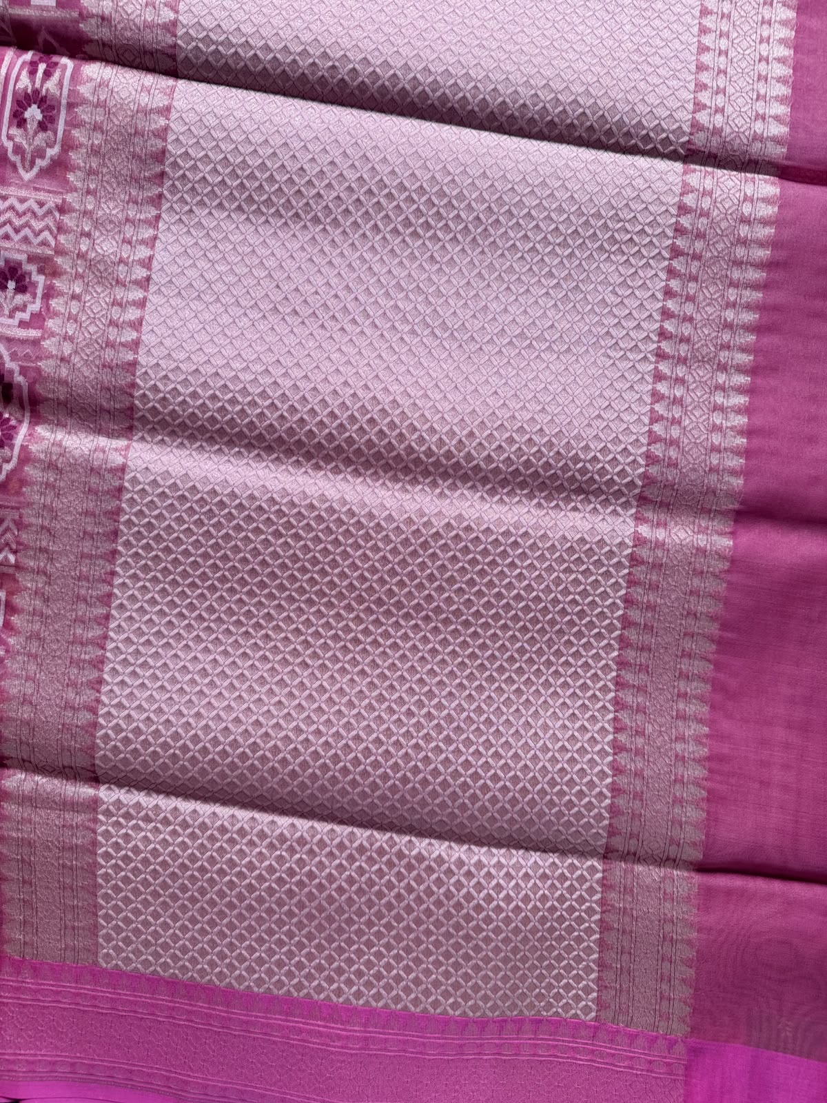 Pink Pure Jamdani Saree (Swara)