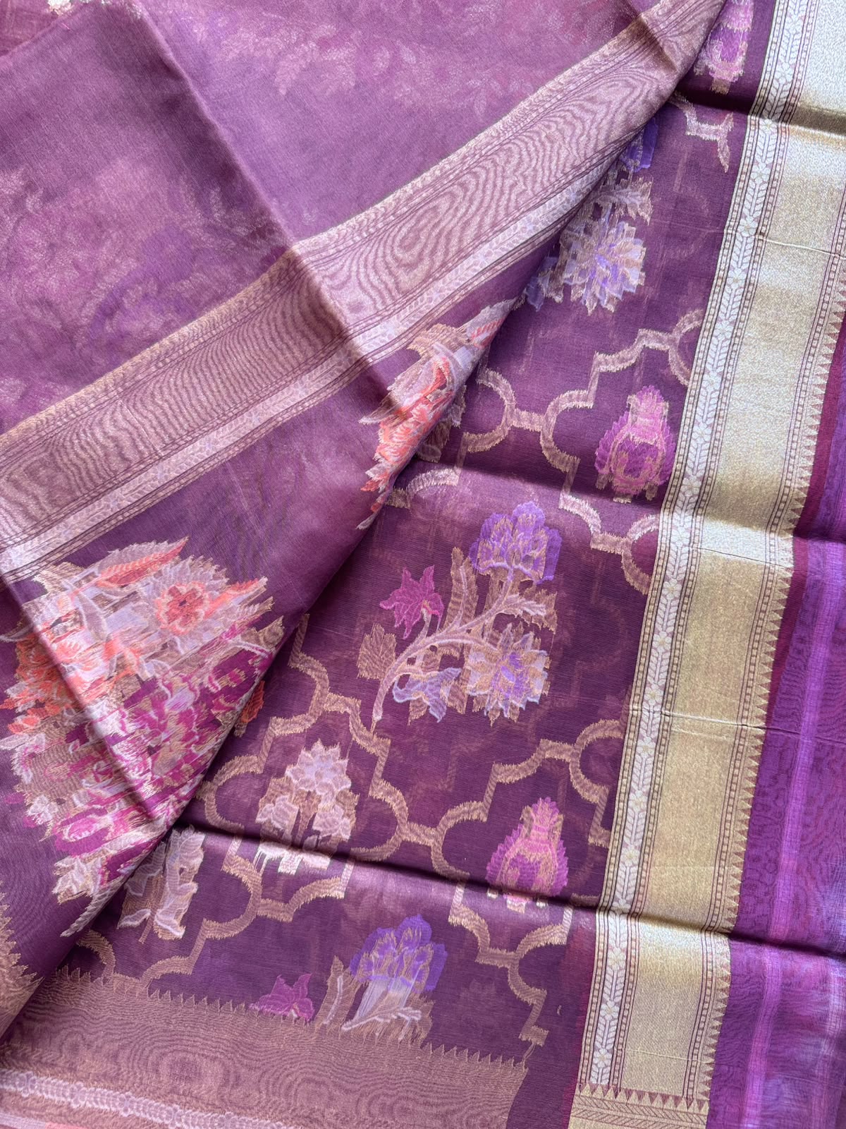 Brown Pure Jamdani Saree (Swara)
