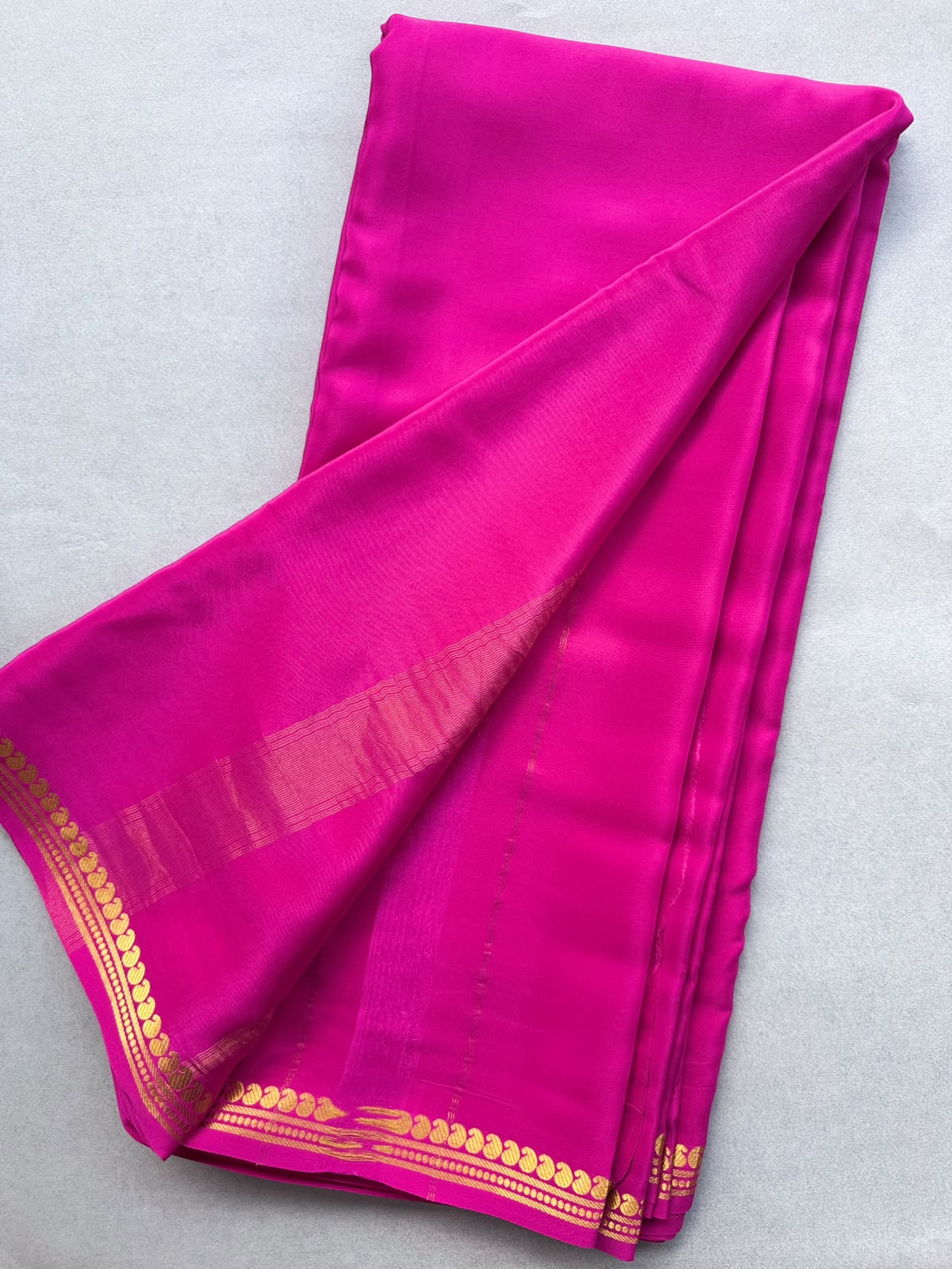 Pink Pure Zari Mysore Silk CSG Saree 110
