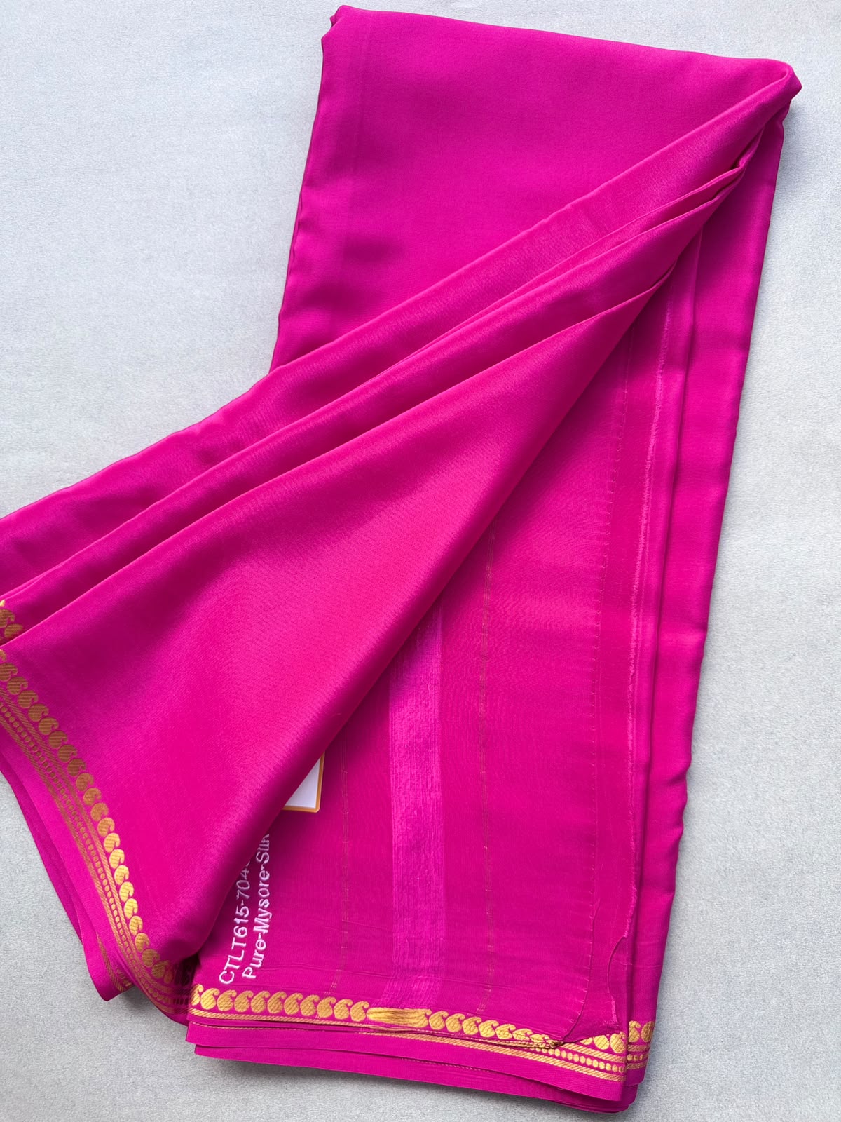 Pink Pure Zari Mysore Silk CSG Saree 110