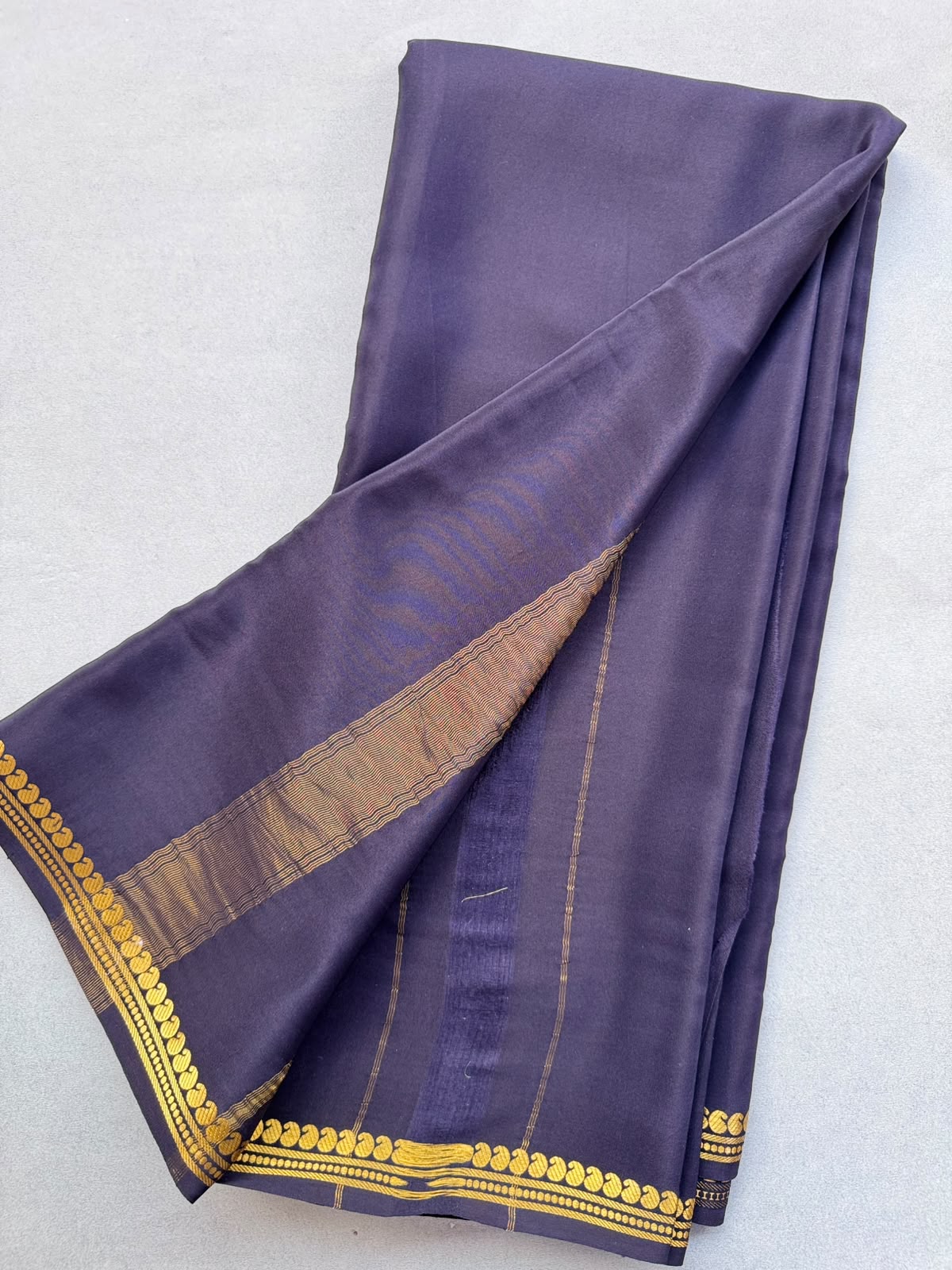 Black Pure Zari Mysore Silk CSG Saree 110