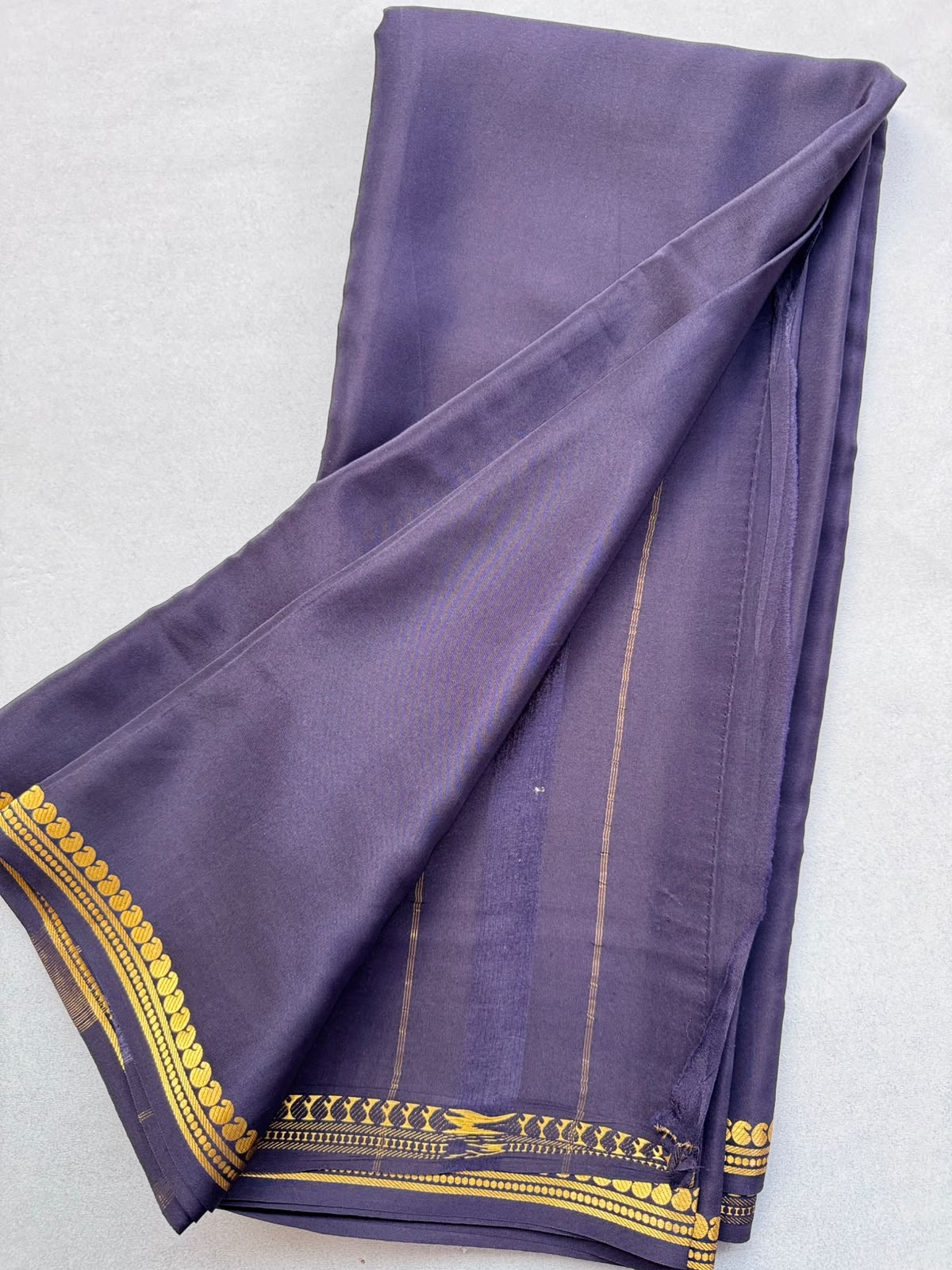 Black Pure Zari Mysore Silk CSG Saree 110