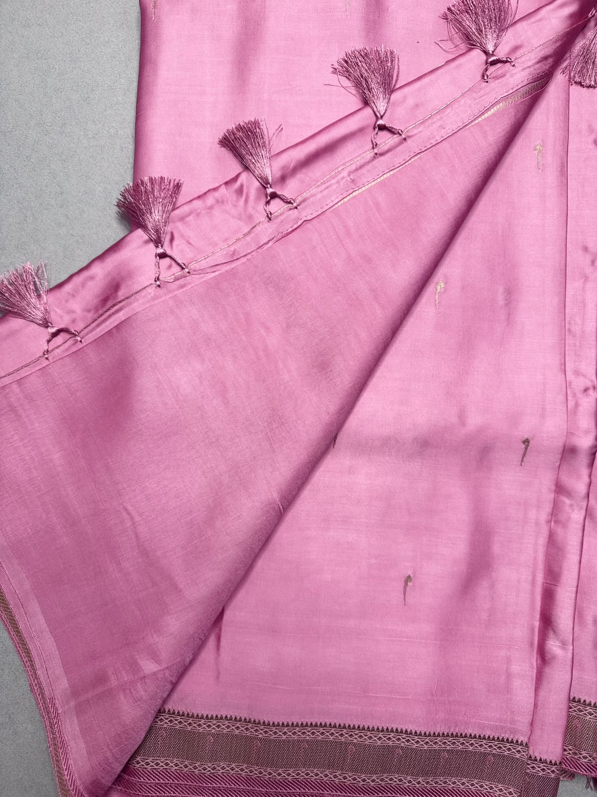 Peach Satin Paithani Saree 110