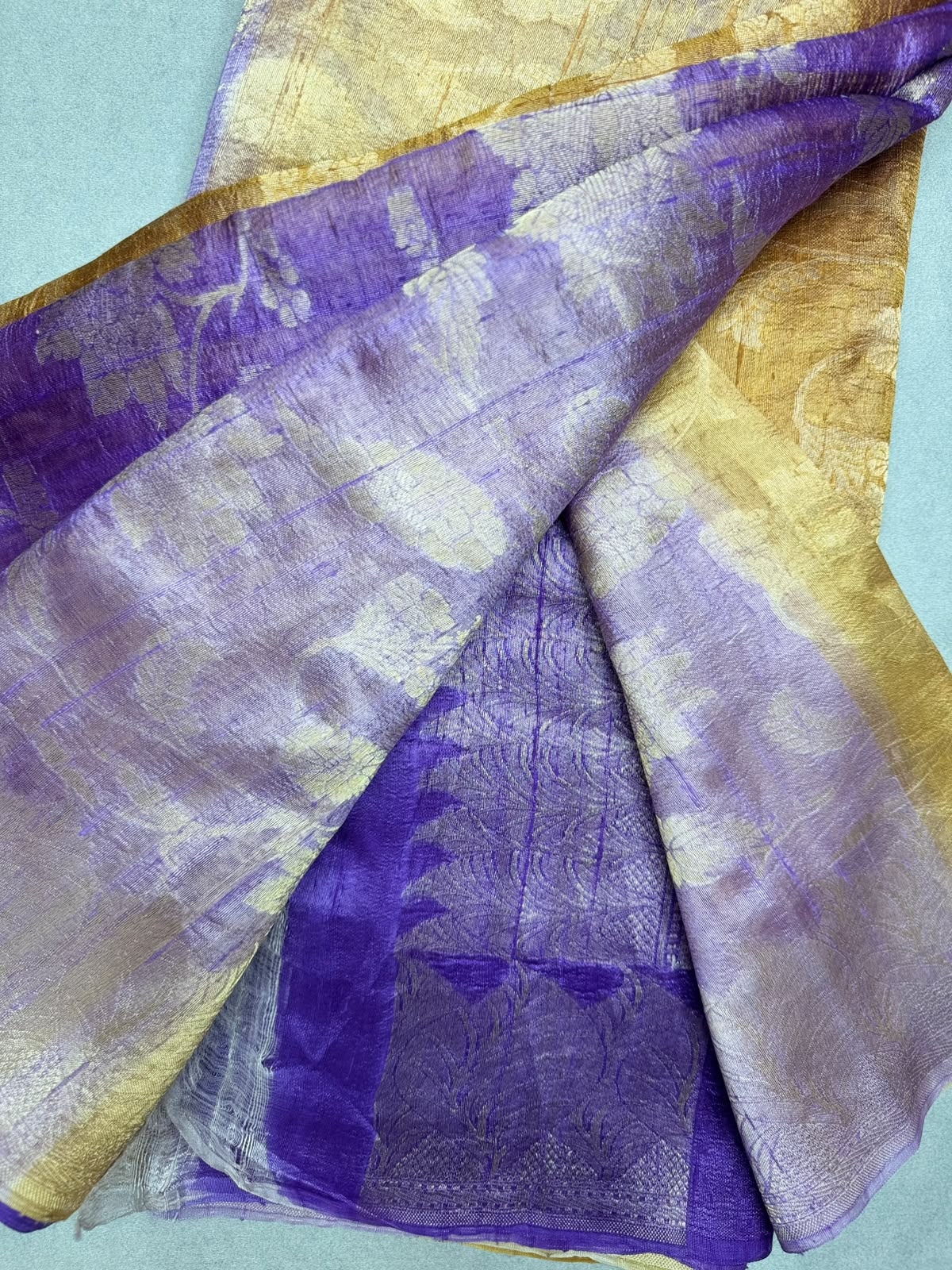Purple Pure Matka Tussar Saree (Swara)