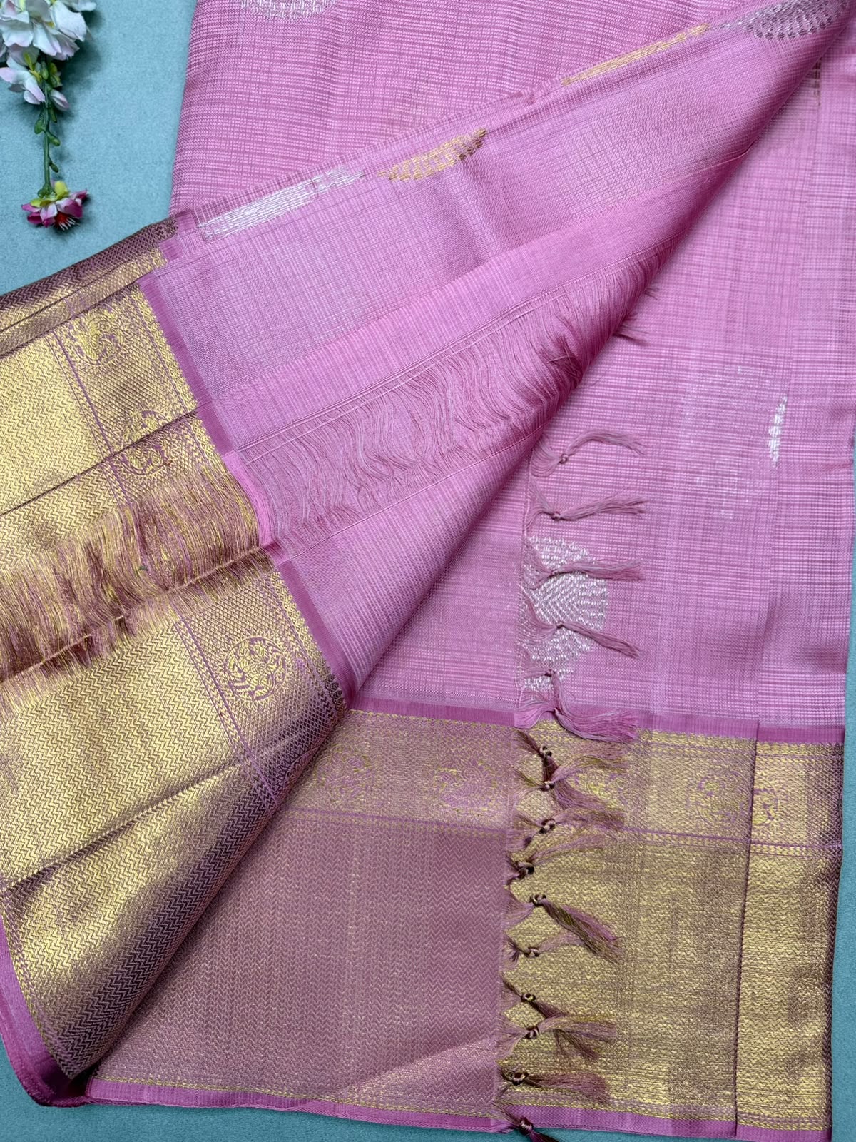 Pink Pure Kota Kanchi Saree (Swara)