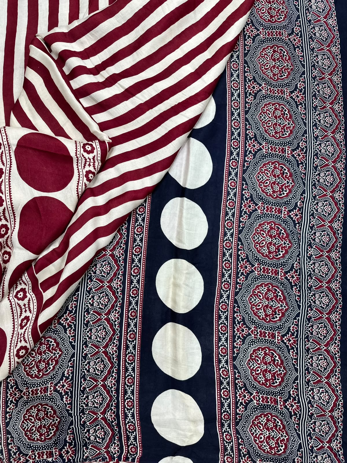 Maroon Modal Silk Saree 110