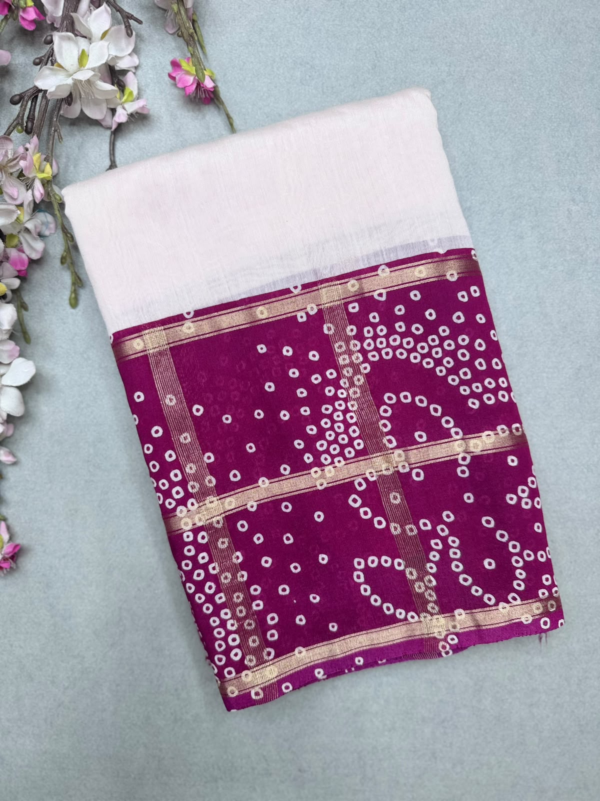 Magenta Soft Tussar Crepe Saree 110