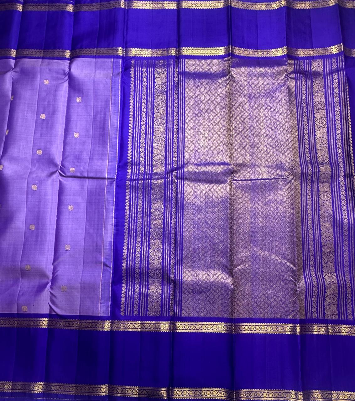 Purple Bentex Pure Kanchipuram Silk Saree 111 (Swara)