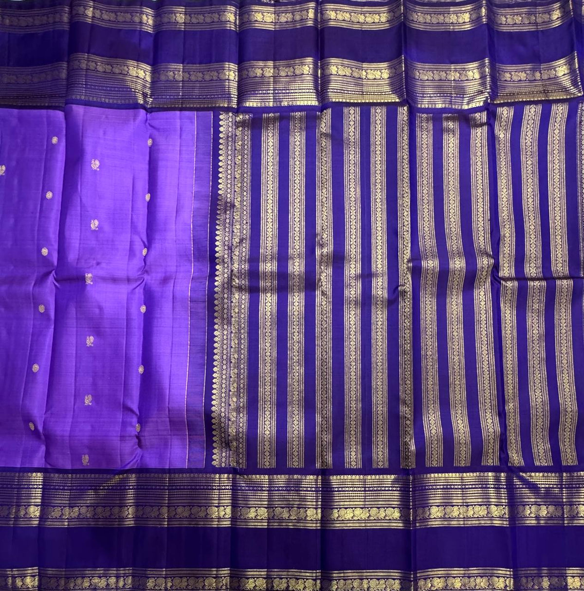Purple Bentex Pure Kanchipuram Silk Saree 111 (Swara)