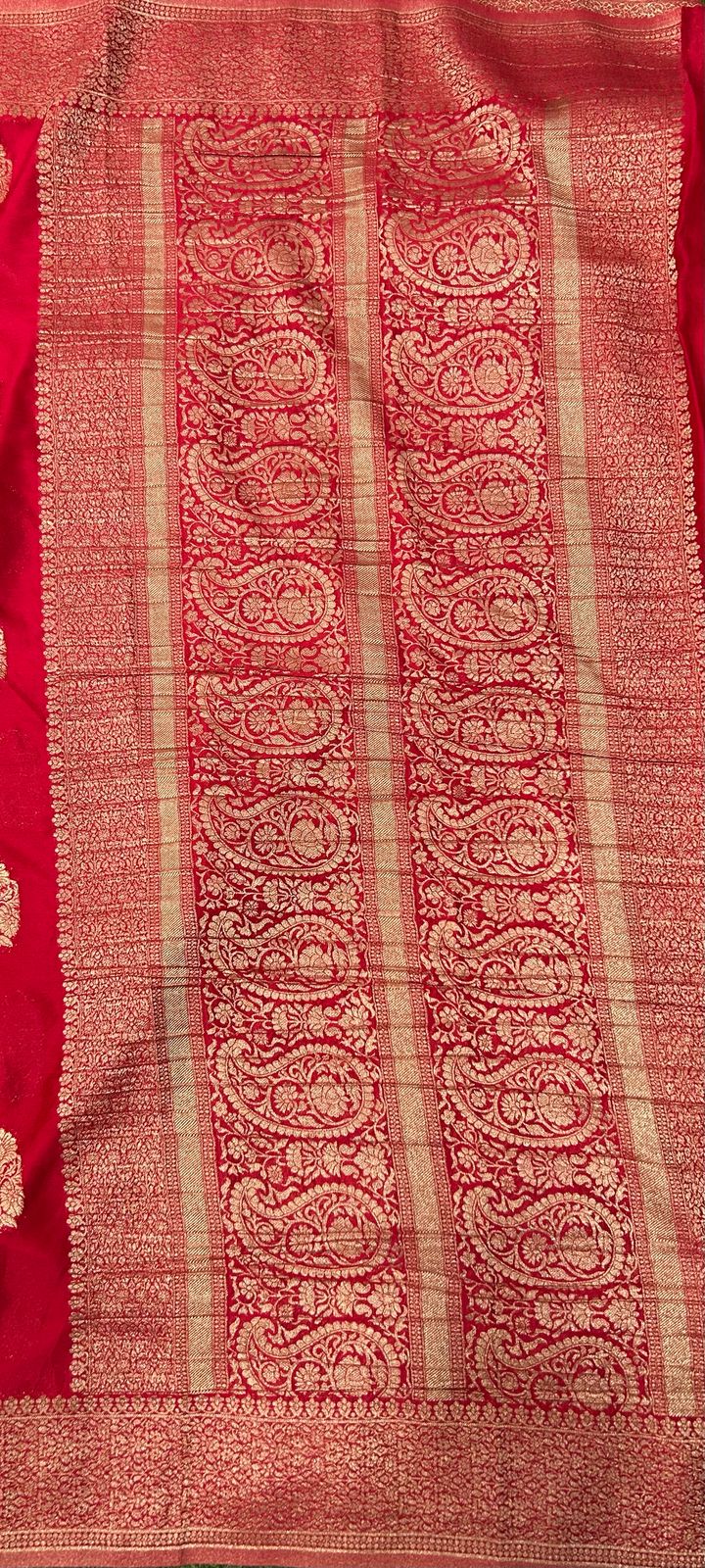 Red big butta 07 designer soft crepe (RR)