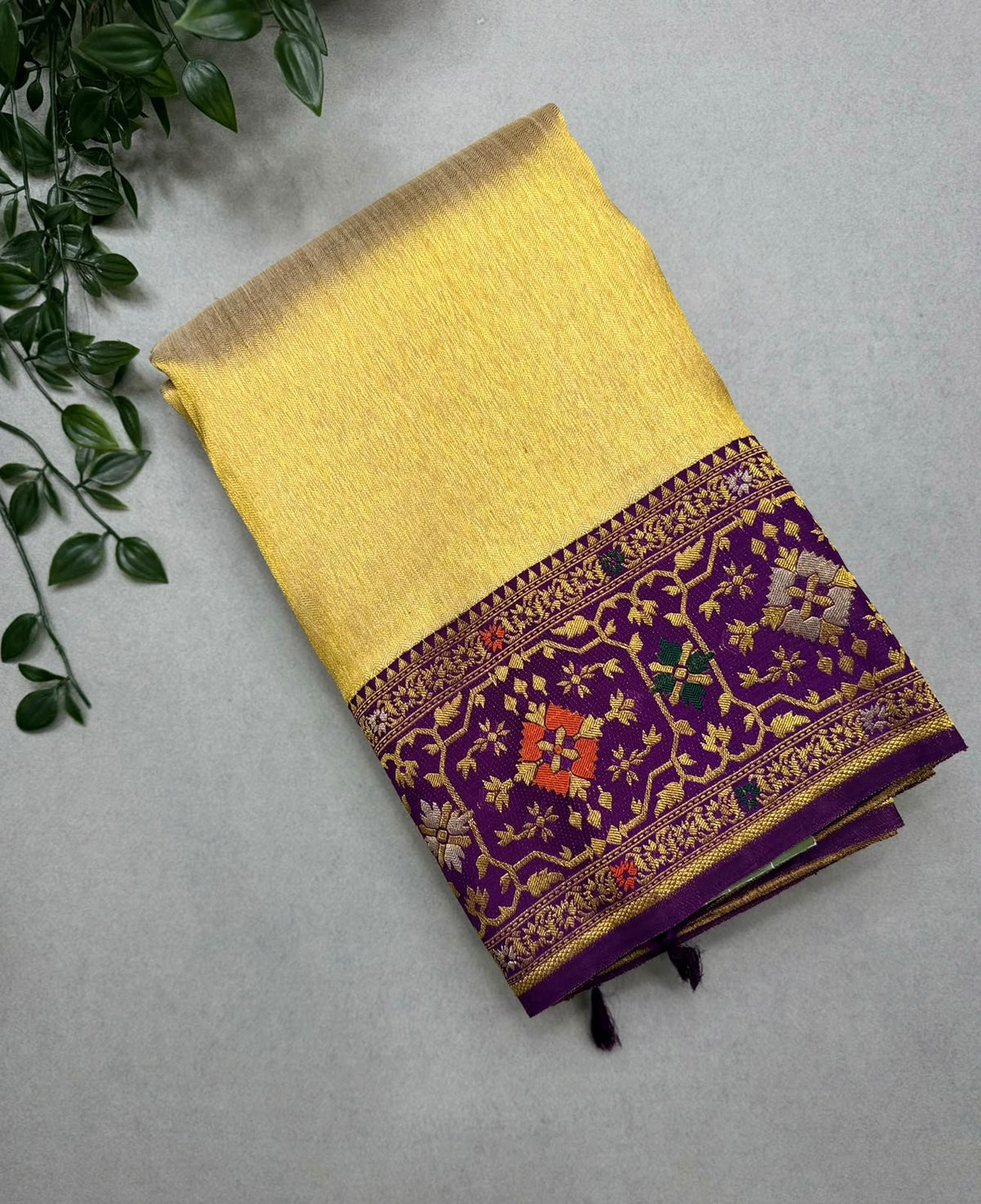 Gold Pure Kanchi 4G Saree (Swara)