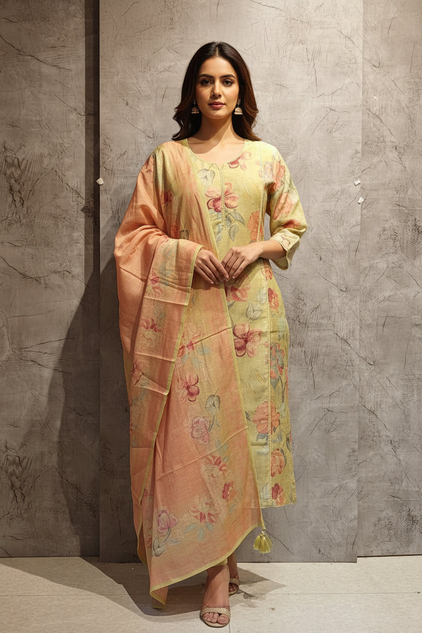 Cotton Anarkali Kurtha  151