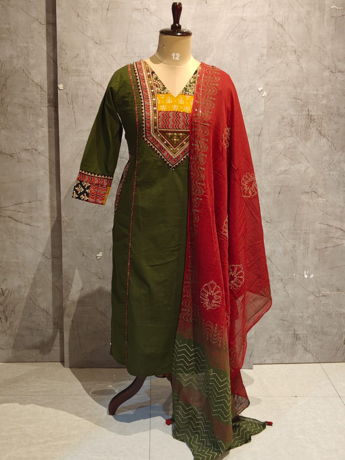 Cotton Anarkali Kurtha  151