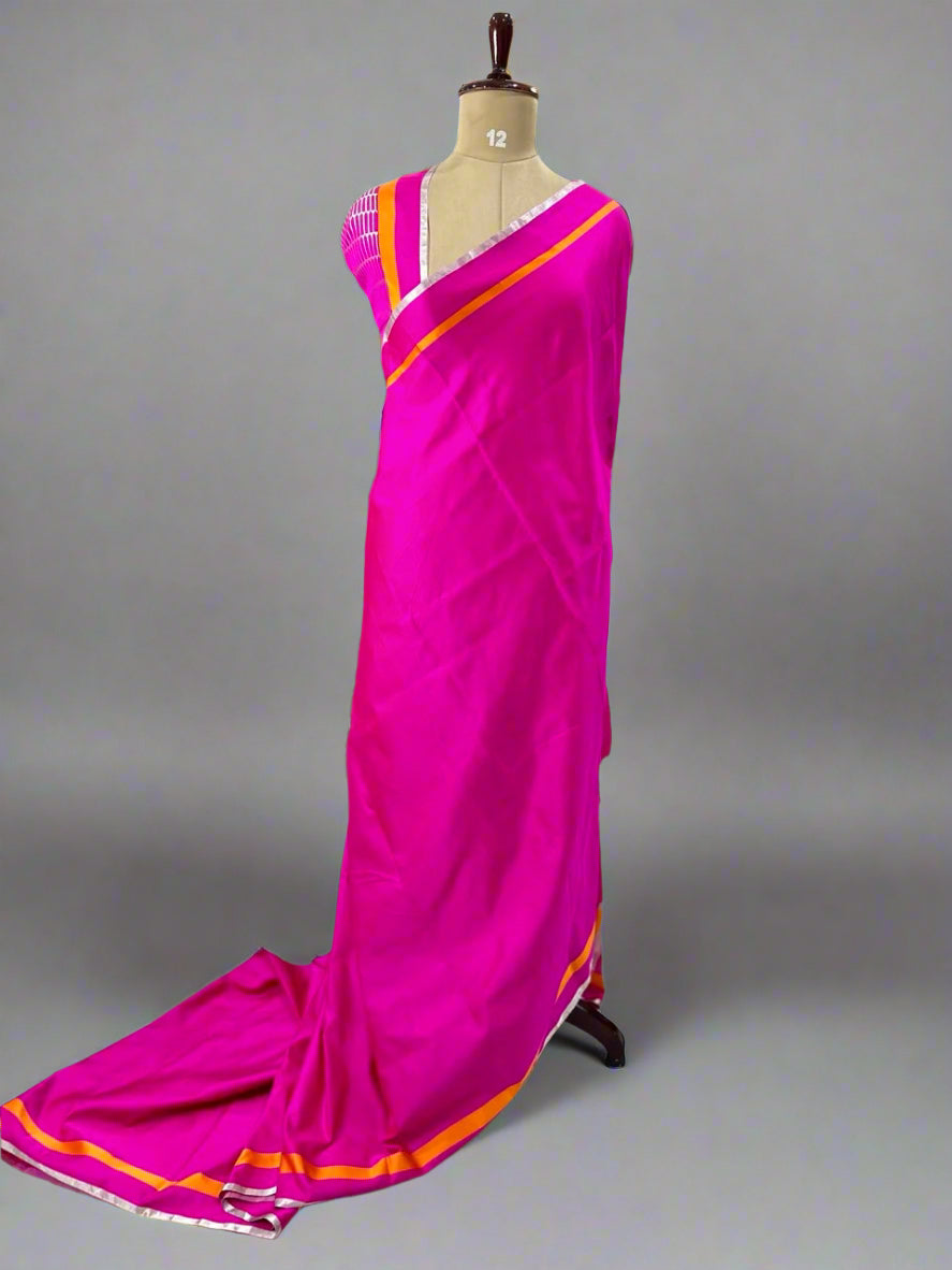 Pink -01 pure banaras exclusive silk saree