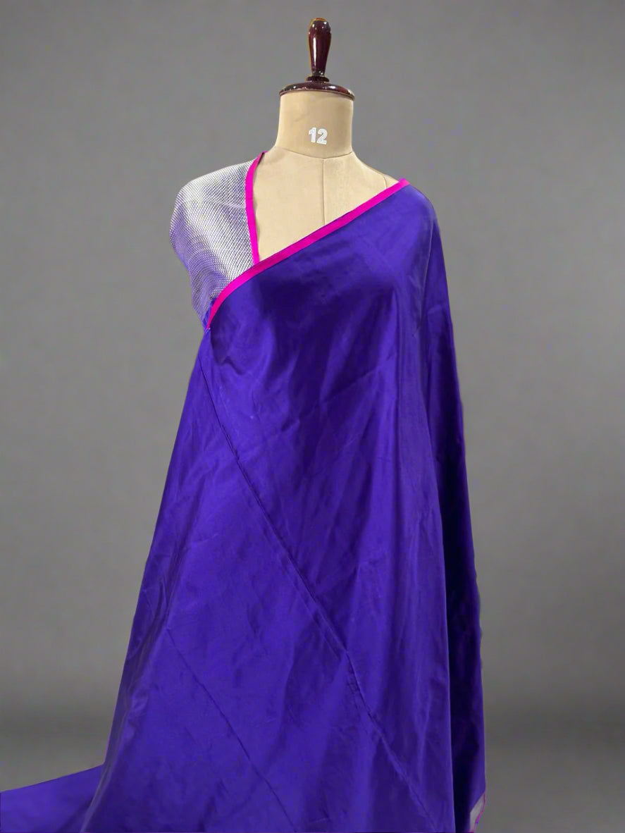 Purple -01 pure banaras exclusive silk saree