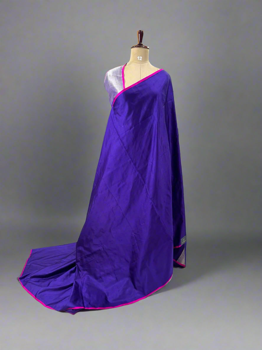 Purple -01 pure banaras exclusive silk saree